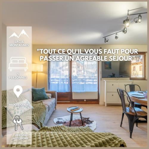 Cocon Moderne Balcon à Thônes Entre Lac et Montagnes