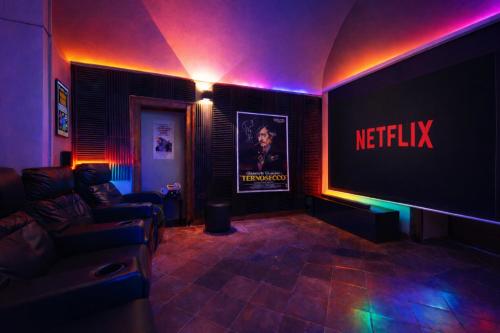 Спільний лаунж/ТБ зона, Palazzo Troisi Historic Apartment - Home Cinema in Arienzo