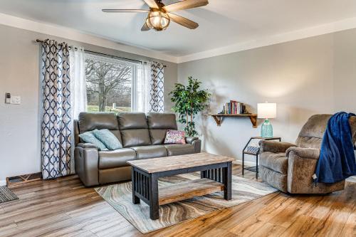 7 Mi to Depot District: Pet-Friendly w/ Fire Pit