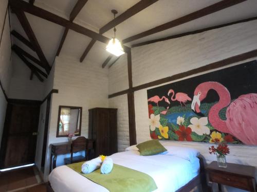 1 double bed