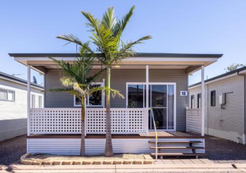 Balkon/Terrasse, The Sundowner Cabin & Tourist Park in Whyalla