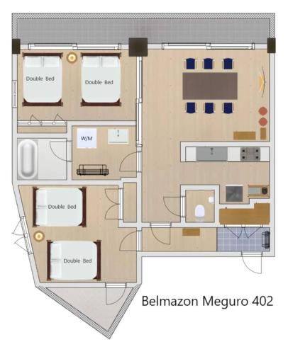 -Belmazon meguro402- 7 minutes to Shibuya Station