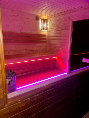 Sauna, Panorámaház Bükkszék (Panoramahaz Bukkszek) in Bukkszeka