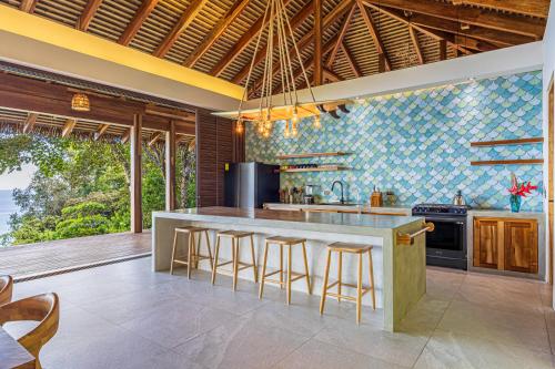 Krogs/atpūtas telpa, Modern Tropical Bungalow magic ocean views in Cabo Matapalo