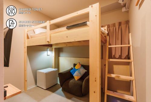Single room, shared bathroom