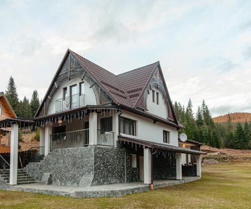 Exterior view, Cabana Poiana Sanzienelor in Smida