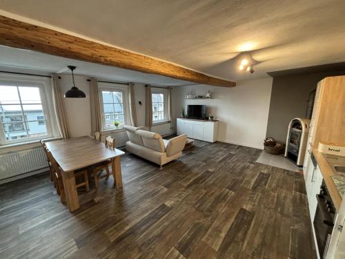 廚房, Ferienwohnung Streamatze auf Whiskey's Farm in 克萊尼希