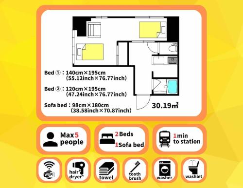 セブンマンション日本橋405,最高の立地 徒歩すぐで日本橋駅,難波,道頓堀,黒門市場