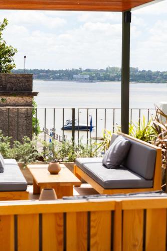 ระเบียง/ชานเรือน, Casa Lahusen in โคโลเนีย เดล ซาคราเมนโต