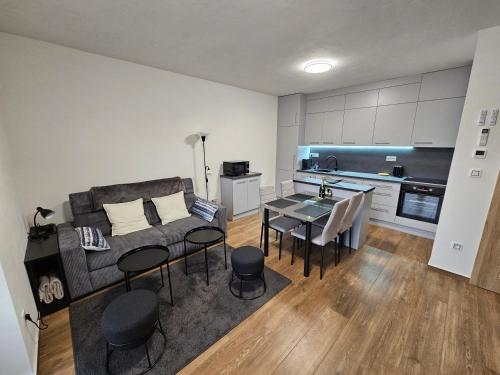 Konyha, Apartmán Moravští vlci (Apartman Moravsti vlci) in Cervena Voda