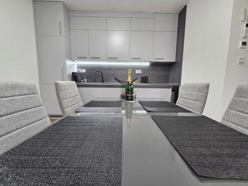 Konyha, Apartmán Moravští vlci (Apartman Moravsti vlci) in Cervena Voda