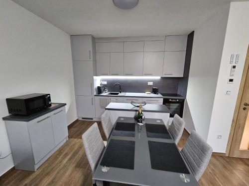 Konyha, Apartmán Moravští vlci (Apartman Moravsti vlci) in Cervena Voda
