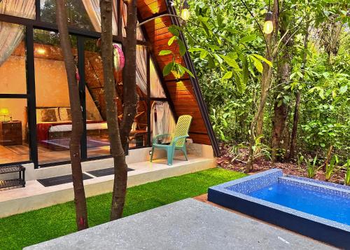 المنظر الخارجي, Kandy Little White House Cabana with Private Pool in باليكيلي