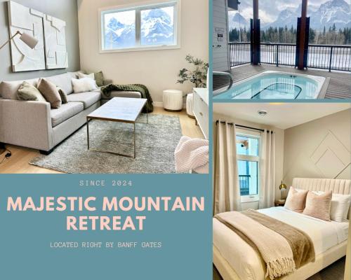 Mountain Retreat with Views and Hot Tub Near Banff Gates – khách sạn tại Harvie Heights