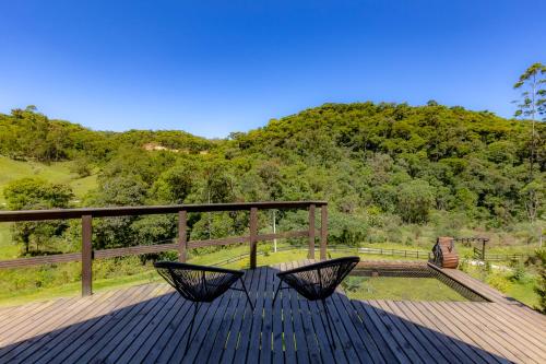 Chale Alcantara Jacuzzi, Lareira e Deck com Vista in São Pedro De Alcântara
