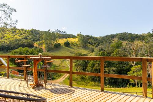 Chale Alcantara Jacuzzi, Lareira e Deck com Vista in São Pedro De Alcântara