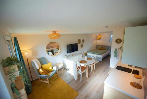 Studio loft avec sauna & terrasses alpines in Leysin, Schweiz