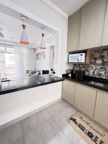 Kitchen, Apartamento Guaruja- Sacada com vista Mar- TOP Mar e Sol in Barra Funda