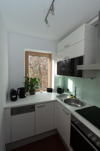 廚房, Kerschbuchhof Apartment in 因斯布魯克機場