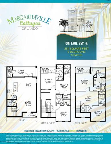 Spacious Cottage with Private Pool near Disney with Margaritaville Resort Access - 8009SU