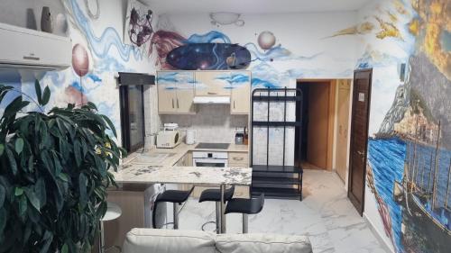 廚房, #Pissouri #Писсури 1+1bed in 皮蘇里