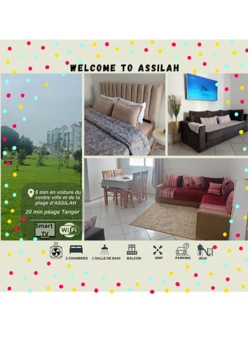 Appartement de 2 chambres Vue Piscine pour famille – khách sạn tại Asilah