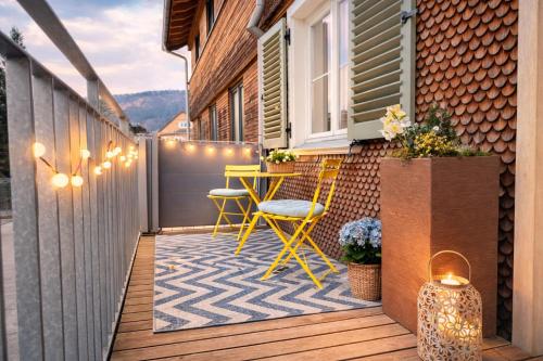 balcon/terasă, Moderne Ferienwohnung im Herzen von Wolfurt in Wolfurt