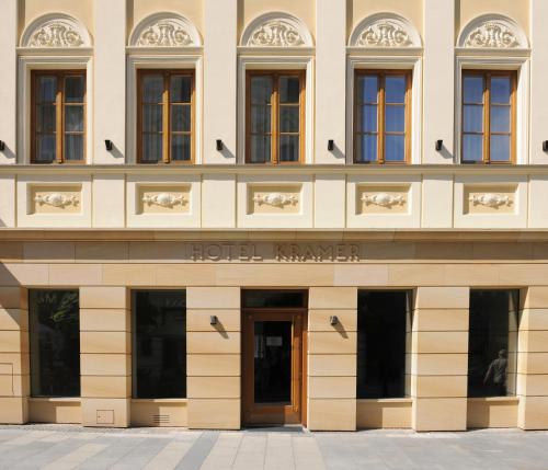 Bejárat, Hotel Kramer in Opava