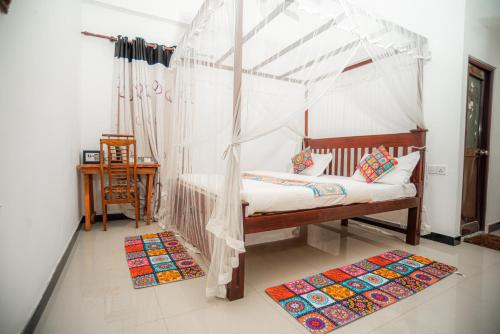1 double bed