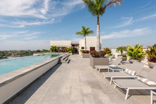 Peldbaseins, Luxury Condo en Nuevo Vallarta Alberca Tipo Resort in Jarretaderas