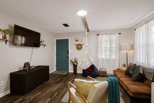 Cozy Hideaway fire pit bbq kid & dog friendly – khách sạn tại Myrtle Grove