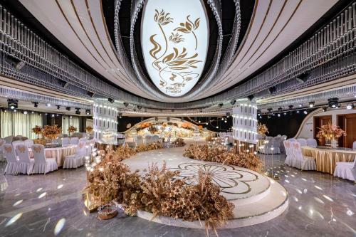 Restaurant, Wuwei Binhu Hotel in Wuwei