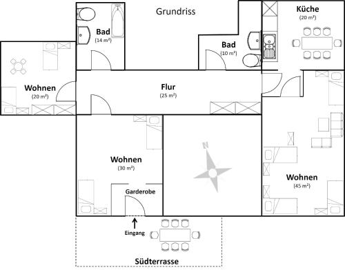 A szálláshely kívülről, Monteurwohnung Landshut in Hohenpolding