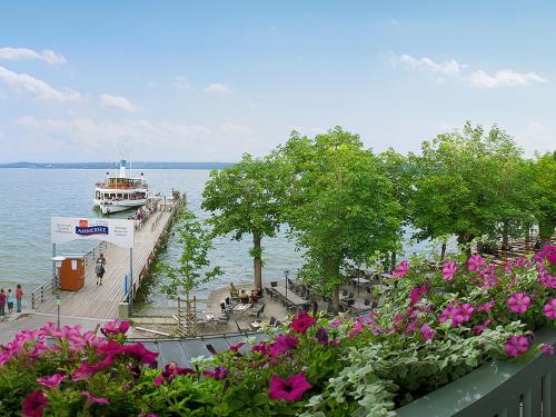Udsigt, Hotel Seehof in Herrsching am Ammersee