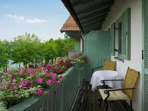 Altan/terrasse, Hotel Seehof in Herrsching am Ammersee