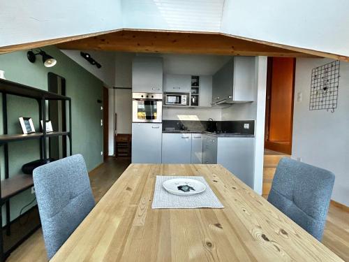 Cocina, WALDERHAUS Apartments in Schwarzenberg