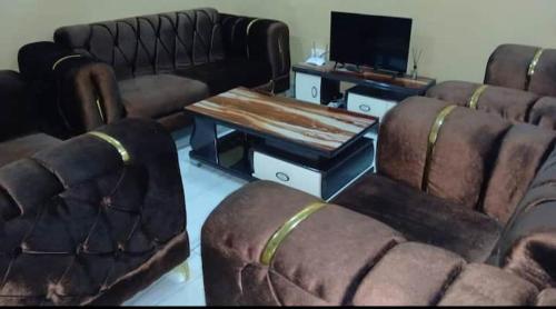 One bedroom in a big apartment furnished in Kololi