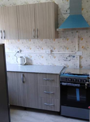 One bedroom in a big apartment furnished in Kololi