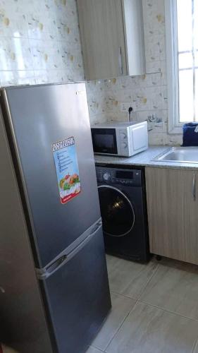 One bedroom in a big apartment furnished in Kololi