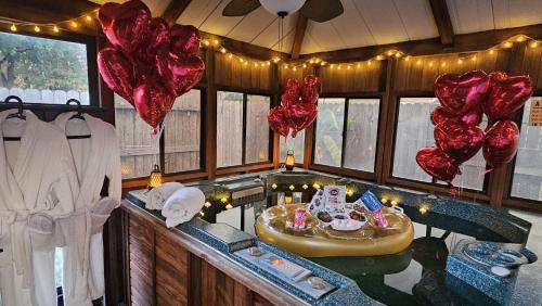 Exterior view, Maple House Romantic Getaway WHot Tub Near IAH in Atascocita