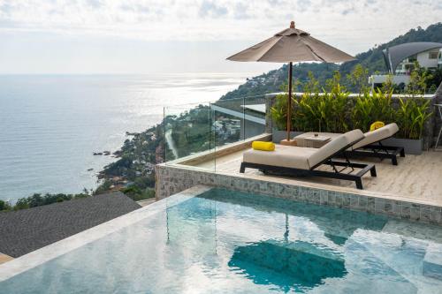 Villa Ray, worldclass sea views, rooftop, breakfast full service, private dining service, Chaweng Noi, Koh Samui