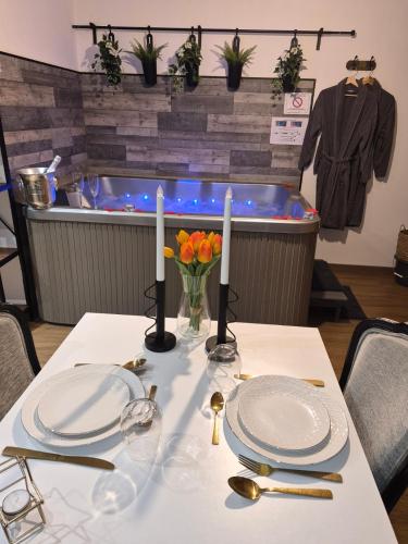 熱水浴缸, Cosy Corner - Appartement spa - Jacuzzi in 瑪律薩奈拉科特