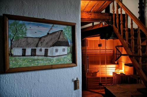 Sauna, Stilvolles Landhaus im Dreiländereck (Stilvolles Landhaus im Dreilandereck) in Felsőszölnök