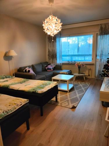 Spacious apartment with balcony and free WiFi in Ylikyla