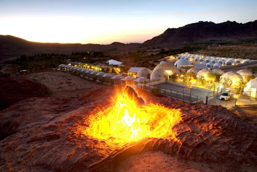 Utsikt, The Rock Camp Petra in Petra
