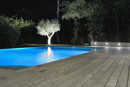 Sous les oliviers - Piscine chauffée à débordement- Studios climatisés