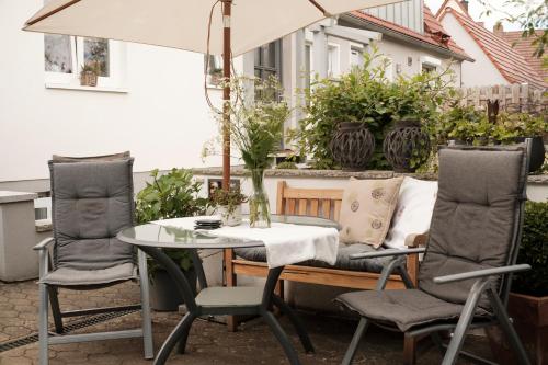 花園, Ferien-und Montagewohnung Cramer in 格羅爾茨霍芬