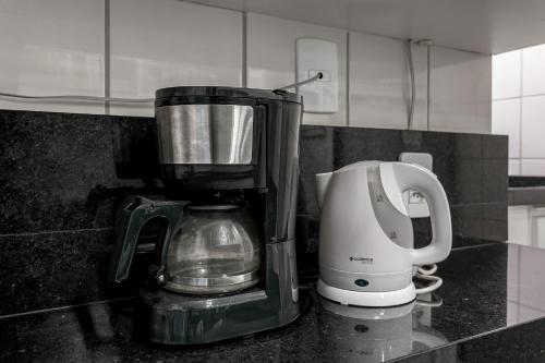 廚房, Apartamento aconchegante no Itacorubi HG3860 in 伊塔科魯比