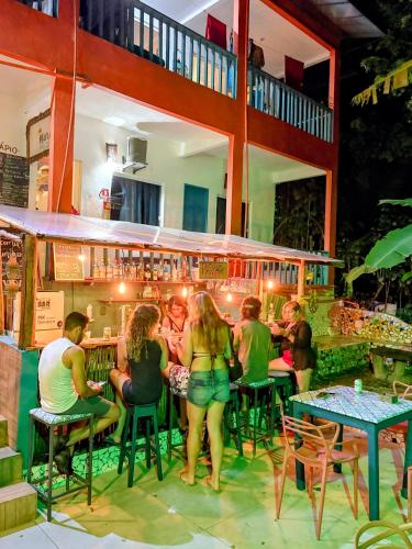 Pub/Lounge, Vila Pepouze Hostel in Morro De Sao Paulo