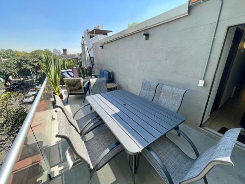 Ban công/sân hiên, Colmena Hotel CDMX Tonala in Thành Phố Mexico